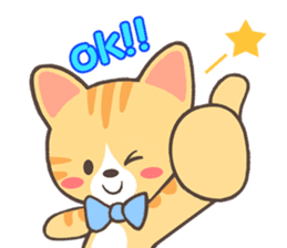 Brown tabby sticker #632184