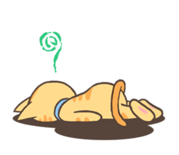 Brown tabby sticker #632188