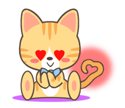 Brown tabby sticker #632192