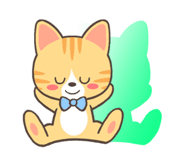 Brown tabby sticker #632194