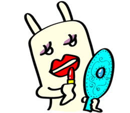 Lip rabbit sticker #632454