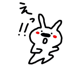 White rabbit MOMOZIROU sticker #633204