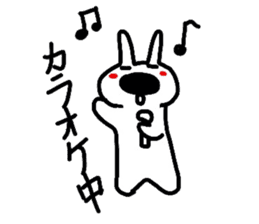 White rabbit MOMOZIROU sticker #633210