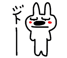 White rabbit MOMOZIROU sticker #633213