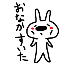 White rabbit MOMOZIROU sticker #633214