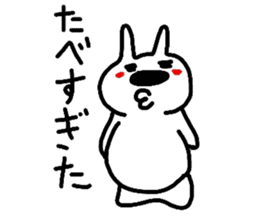 White rabbit MOMOZIROU sticker #633218