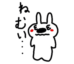 White rabbit MOMOZIROU sticker #633220