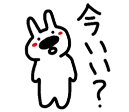 White rabbit MOMOZIROU sticker #633225