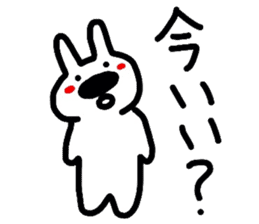 White rabbit MOMOZIROU sticker #633225