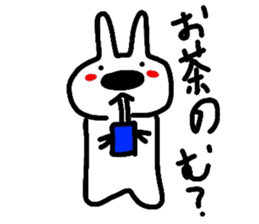 White rabbit MOMOZIROU sticker #633237
