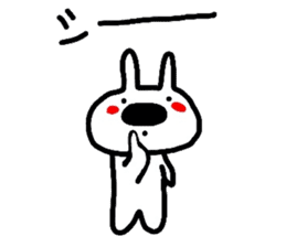 White rabbit MOMOZIROU sticker #633238