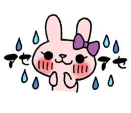 Pinky Rabbit Raby sticker #633247