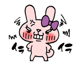 Pinky Rabbit Raby sticker #633254