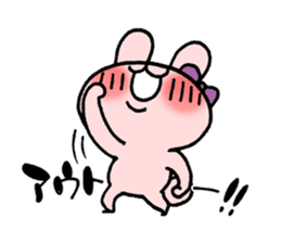 Pinky Rabbit Raby sticker #633271