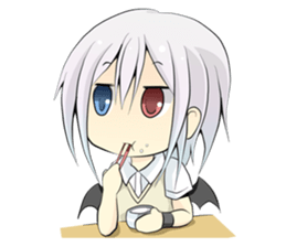 cute devil sticker sticker #633318