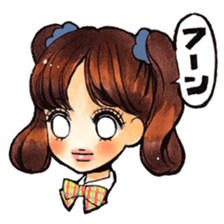 beautiful girls in highschool sticker #633659