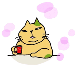 Too laid back cats sticker #633734