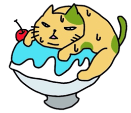 Too laid back cats sticker #633737