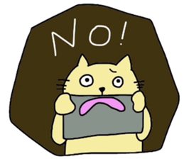 Too laid back cats sticker #633743