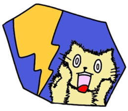 Too laid back cats sticker #633752