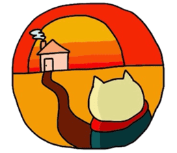 Too laid back cats sticker #633753