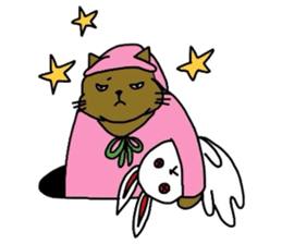 Too laid back cats sticker #633759