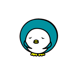 Foppish penguin sticker #634503