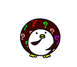 Foppish penguin sticker #634506