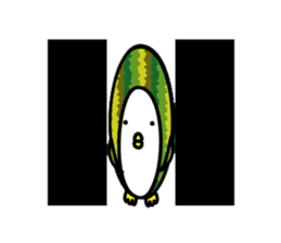 Foppish penguin sticker #634509