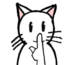 Expression of cat sticker #634587