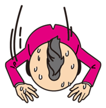 tired out! sticker #636053