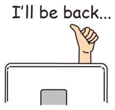 tired out! sticker #636070