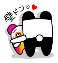 COLORFUL PANDA sticker #636406