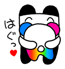 COLORFUL PANDA sticker #636408