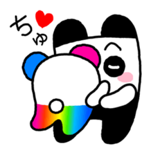 COLORFUL PANDA sticker #636409