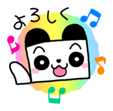 COLORFUL PANDA sticker #636414