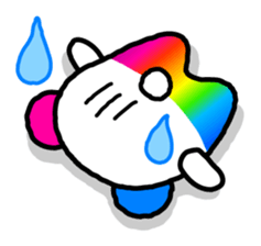 COLORFUL PANDA sticker #636416