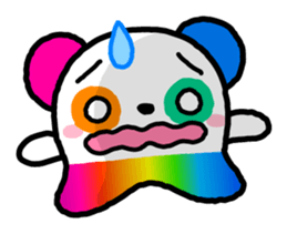 COLORFUL PANDA sticker #636418