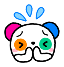 COLORFUL PANDA sticker #636420