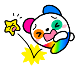 COLORFUL PANDA sticker #636421