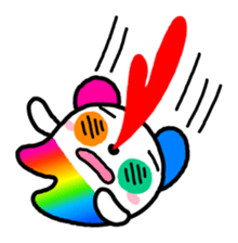 COLORFUL PANDA sticker #636423