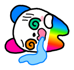 COLORFUL PANDA sticker #636425