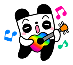 COLORFUL PANDA sticker #636426