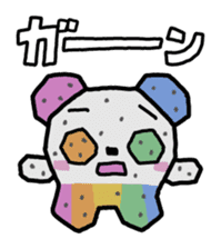 COLORFUL PANDA sticker #636428