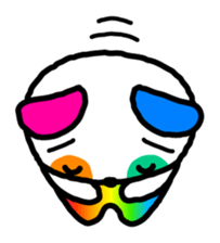 COLORFUL PANDA sticker #636429