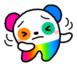COLORFUL PANDA sticker #636433
