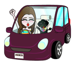 KOH's every day & My friend MOKA The 1st sticker #637079