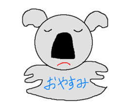 Pretty koala of the big nose sticker #637403