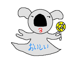 Pretty koala of the big nose sticker #637427