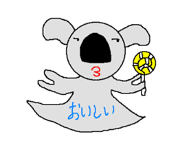 Pretty koala of the big nose sticker #637427